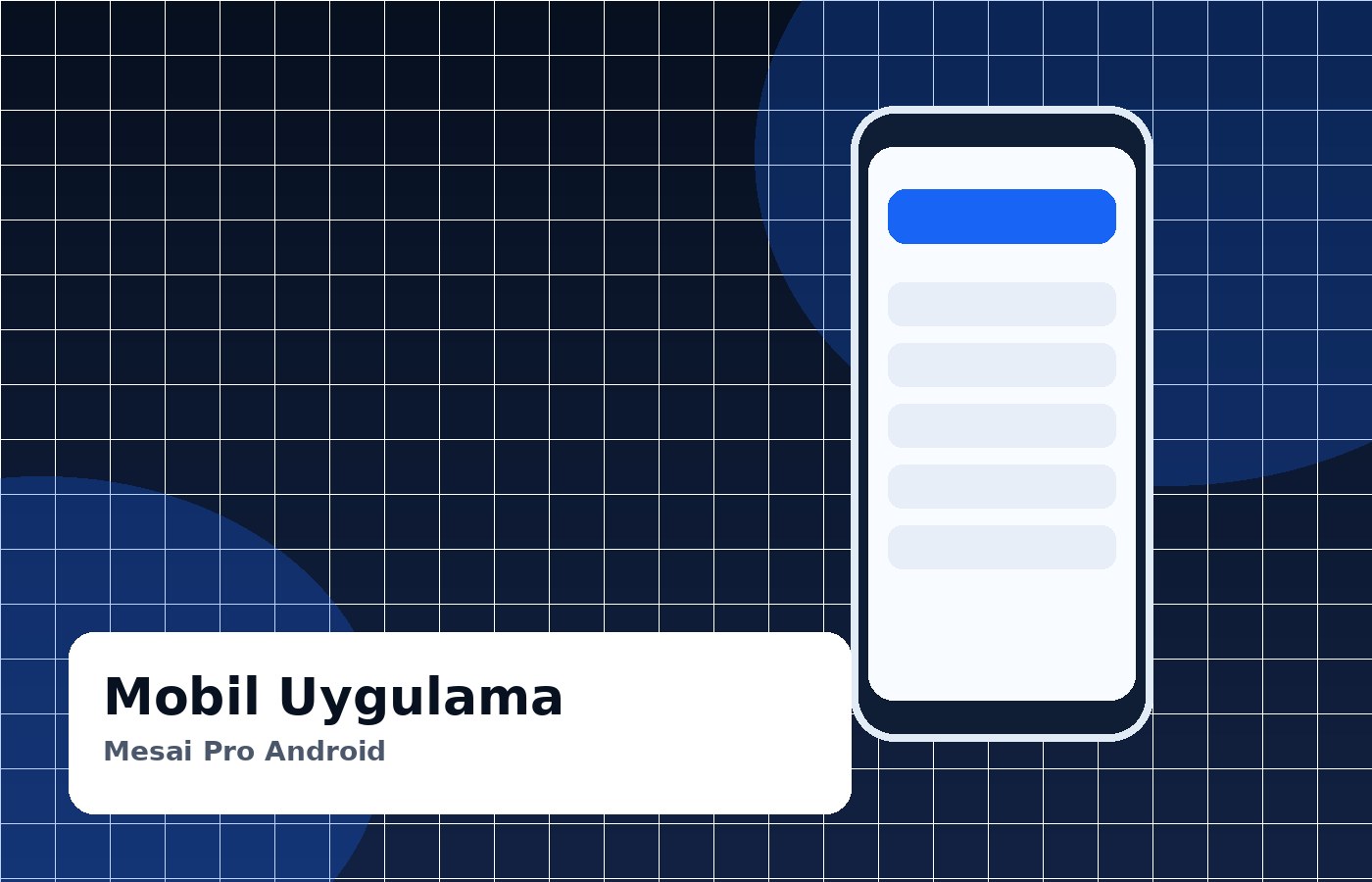 Mobil uygulama görsel alanı
